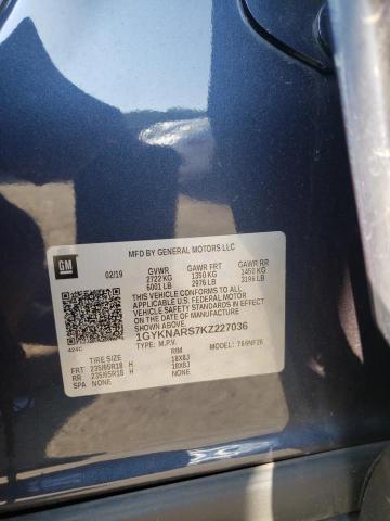 Photo 10 from auction – 2019 CADILLAC XT5 with VIN 1GYKNARS7KZ227036