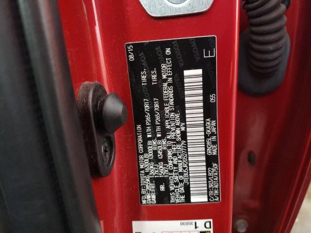 Photo 10 from auction – 2016 TOYOTA 4RUNNER SR with VIN JTEBU5JR2G5277779