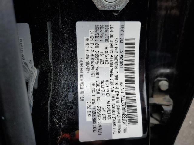 Photo 10 from auction – 2010 MAZDA CX-9 with VIN JM3TB3MV8A0227380