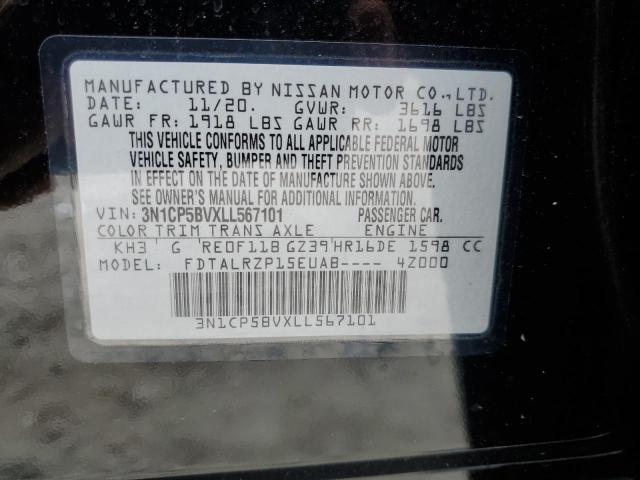 Photo 10 from auction – 2020 NISSAN KICKS S with VIN 3N1CP5BVXLL567101