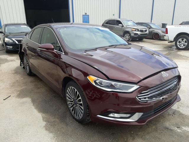 FORD FUSION SE 2017 with VIN 3FA6P0H93HR403108 - Photo from auction