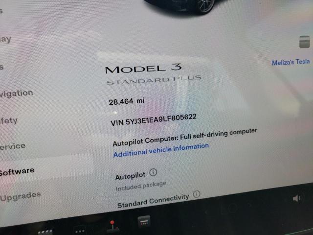 Photo 8 from auction – 2020 TESLA MODEL 3 with VIN 5YJ3E1EA9LF805622