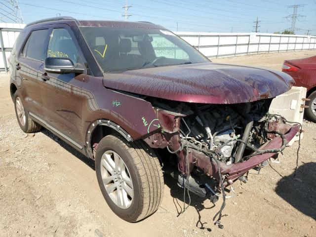 FORD EXPLORER X 2018 with VIN 1FM5K8D82JGC82581 - Photo from auction