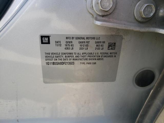 Photo 10 from auction – 2013 CHEVROLET MALIBU LS with VIN 1G11B5SA8DF213923