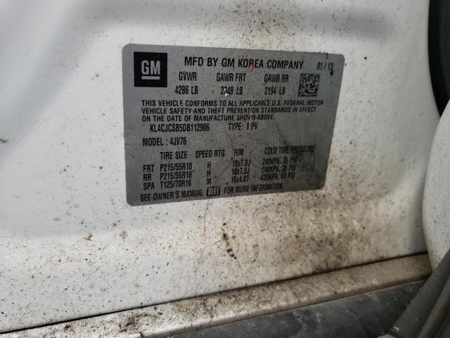 Photo 10 from auction – 2013 BUICK ENCORE with VIN KL4CJCSB5DB112906