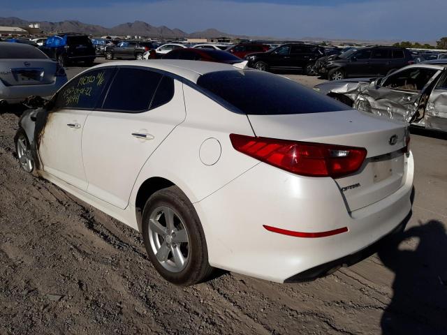 Photo 3 from auction – 2015 KIA OPTIMA LX with VIN KNAGM4A78F5664416