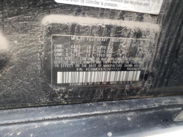 Photo 10 from auction – 2012 SUBARU LEGACY 2.5 with VIN 4S3BMCK61C3011737