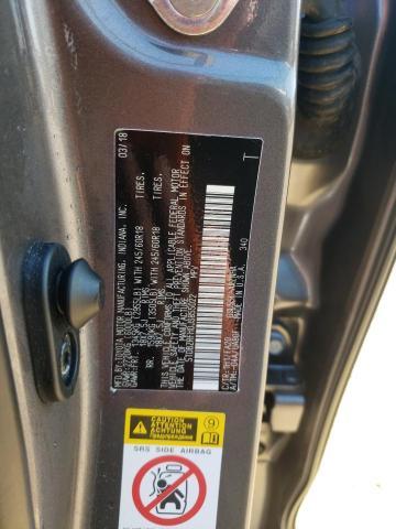 Photo 10 from auction – 2018 TOYOTA HIGHLANDER with VIN 5TDBZRFH0JS855022