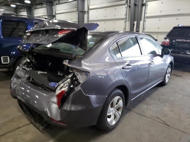 Photo 4 from auction – 2014 HONDA CIVIC LX with VIN 19XFB2F58EE223842