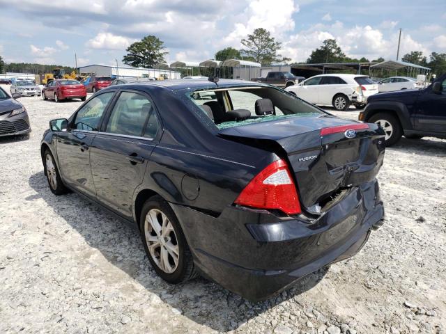 Photo 3 from auction – 2012 FORD FUSION SE with VIN 3FAHP0HA2CR289114