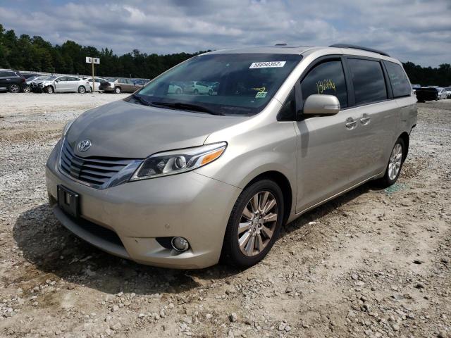Photo 2 from auction – 2015 TOYOTA SIENNA XLE with VIN 5TDYK3DC1FS667992