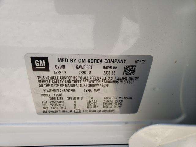 Photo 10 from auction – 2022 BUICK ENCORE GX with VIN KL4MMDSL2NB097356
