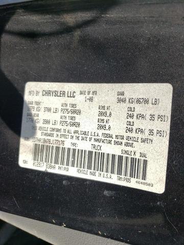 Photo 10 from auction – 2008 DODGE RAM 1500 S with VIN 1D7HA18N78J177176