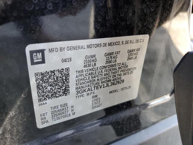 Photo 10 from auction – 2018 GMC TERRAIN SL with VIN 3GKALTEV1JL362929