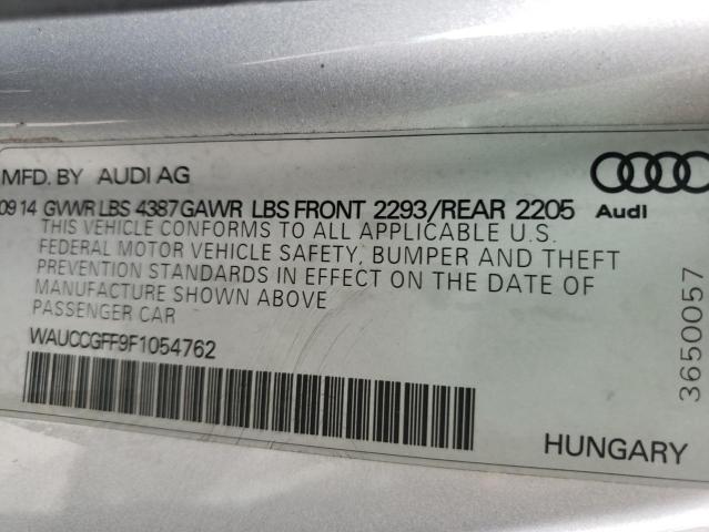 Photo 10 from auction – 2015 AUDI A3 PREMIUM with VIN WAUCCGFF9F1054762