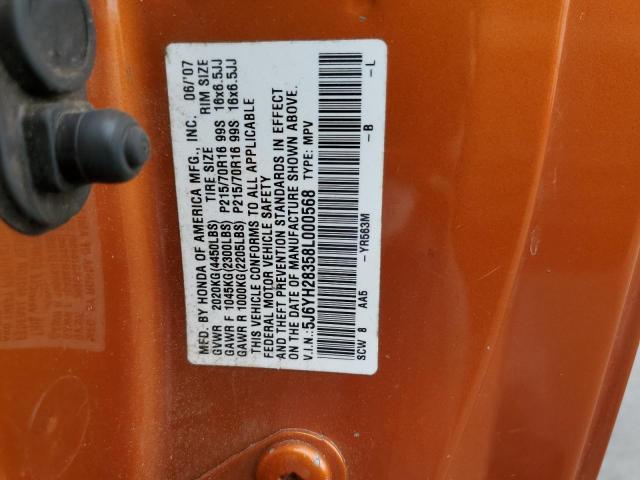 Photo 10 from auction – 2008 HONDA ELEMENT LX with VIN 5J6YH28358L000568
