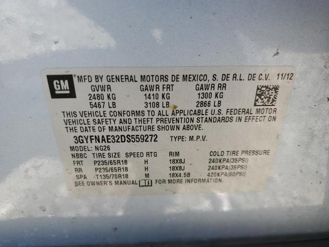 Foto 10 de la subasta – 2013 CADILLAC SRX con VIN 3GYFNAE32DS559272