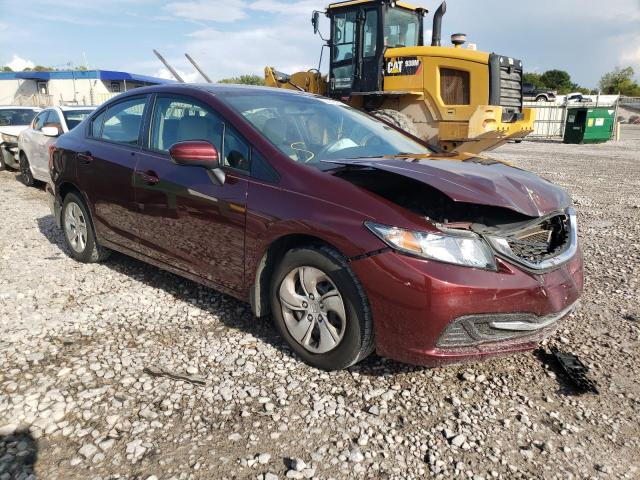 Photo 1 from auction – 2014 HONDA CIVIC LX with VIN 19XFB2F58EE002693