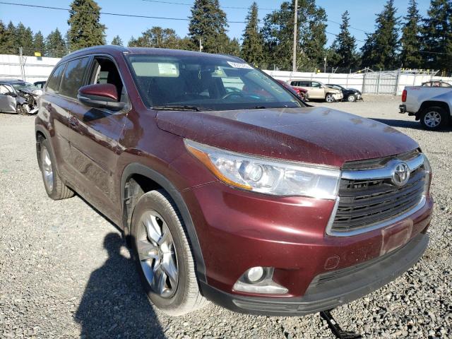 TOYOTA HIGHLANDER 2014 with VIN 5TDDKRFH2ES033339 - Photo from auction