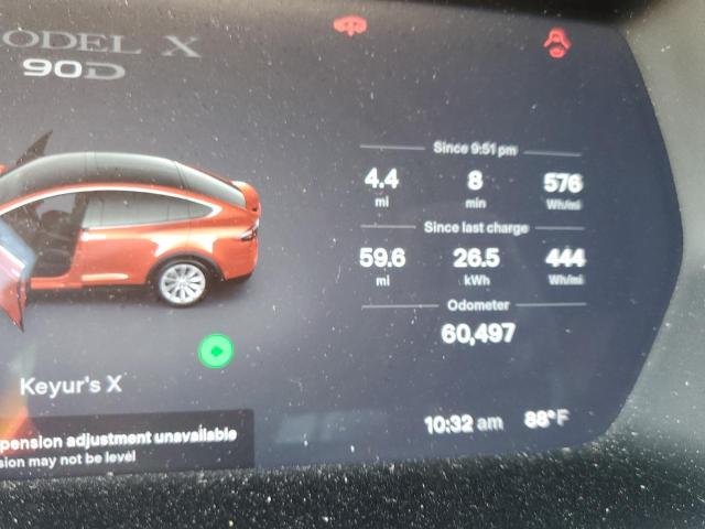Photo 8 from auction – 2016 TESLA MODEL X with VIN 5YJXCAE20GF004387