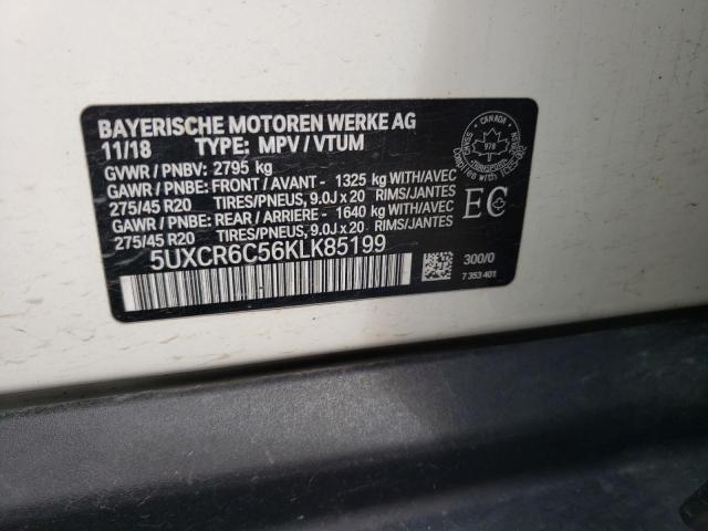 Photo 10 from auction – 2019 BMW X5 XDRIVE4 with VIN 5UXCR6C56KLK85199