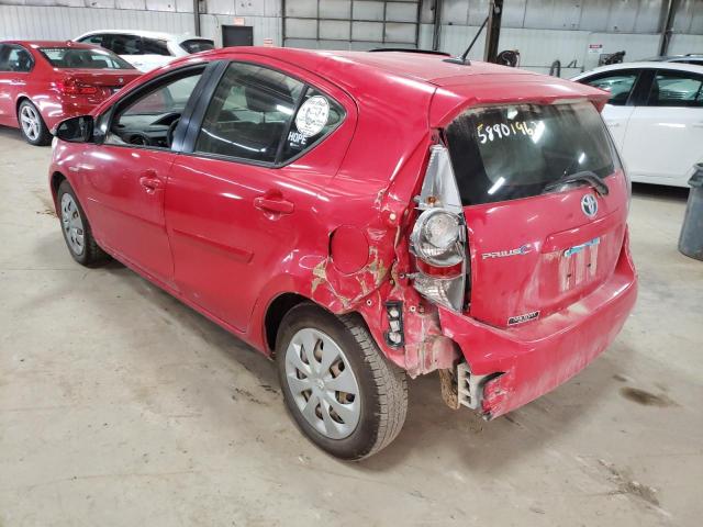 Photo 3 from auction – 2012 TOYOTA PRIUS C with VIN JTDKDTB38C1517261