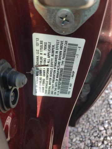 Photo 10 from auction – 2014 HONDA CIVIC LX with VIN 19XFB2F58EE002693