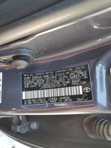 Photo 10 from auction – 2013 TOYOTA PRIUS with VIN JTDKN3DU0D1641187