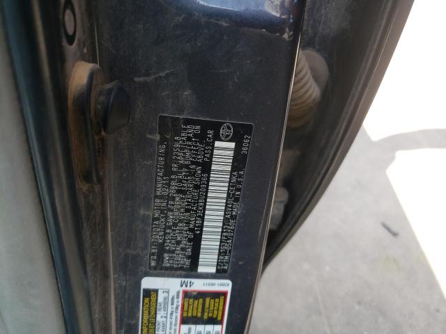 Photo 10 from auction – 2011 TOYOTA CAMRY BASE with VIN 4T1BF3EK8BU209366