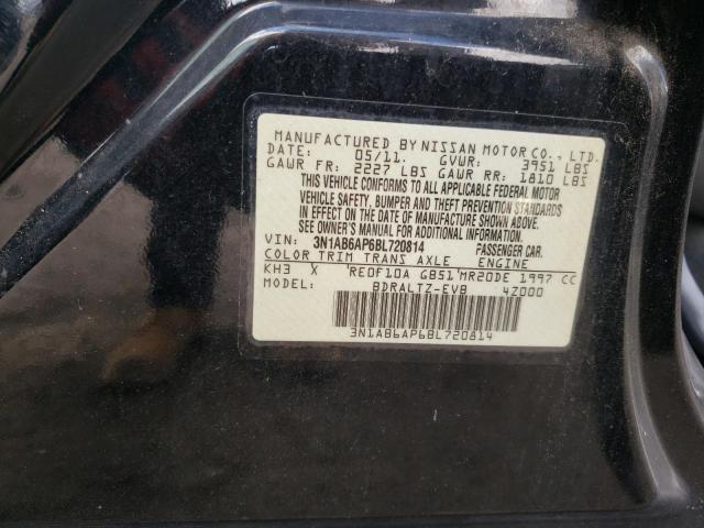 Photo 10 from auction – 2011 NISSAN SENTRA 2.0 with VIN 3N1AB6AP6BL720814