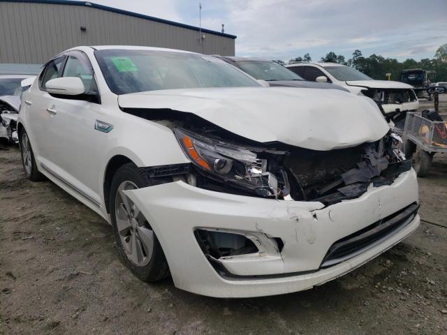 KIA OPTIMA HYB 2015 with VIN KNAGN4AD4F5091422 - Photo from auction