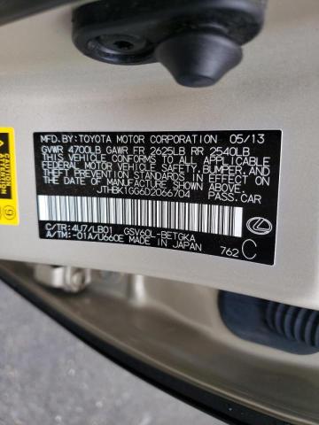 Photo 10 from auction – 2013 LEXUS ES 350 with VIN JTHBK1GG6D2066704