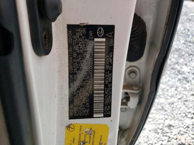 Photo 10 from auction – 2004 LEXUS ES 330 with VIN JTHBA30G640020231