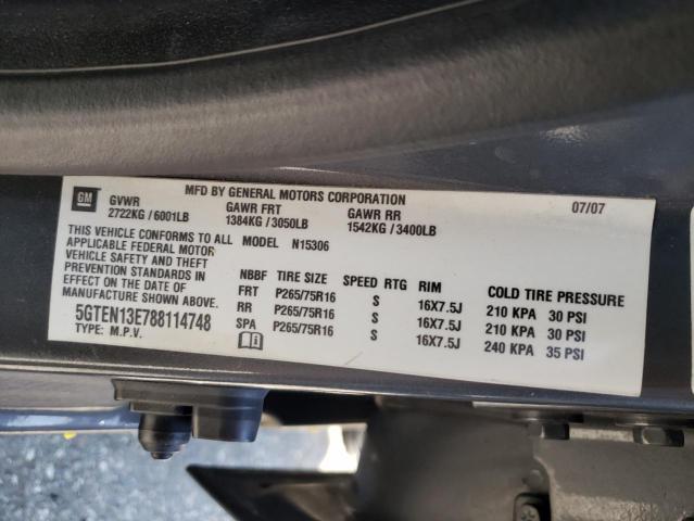 Photo 10 from auction – 2008 HUMMER H3 with VIN 5GTEN13E788114748