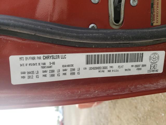 Photo 10 from auction – 2009 DODGE CALIBER SE with VIN 1B3HB28A89D136681