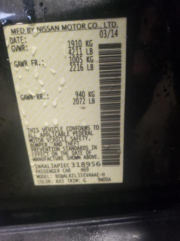 Photo 10 from auction – 2014 NISSAN ALTIMA 2.5 with VIN 1N4AL3AP1EC318956