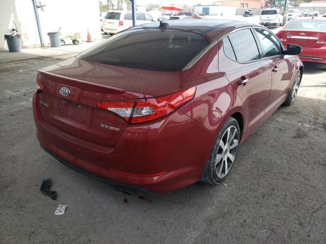 Photo 4 from auction – 2011 KIA OPTIMA SX with VIN KNAGR4A63B5095431