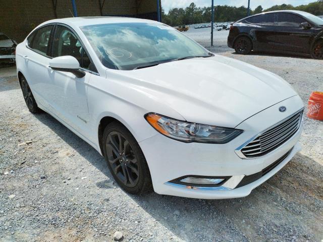 FORD FUSION SE 2018 with VIN 3FA6P0LU8JR241946 - Photo from auction