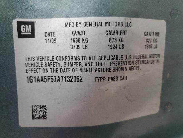 Photo 10 from auction – 2010 CHEVROLET COBALT LS with VIN 1G1AA5F57A7132062