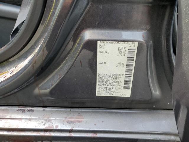 Photo 10 from auction – 2013 NISSAN ALTIMA 2.5 with VIN 1N4AL3AP5DN512361