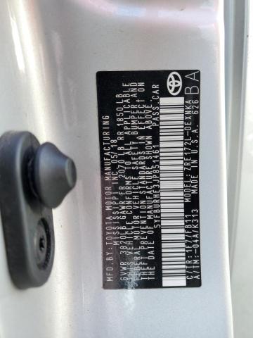 Photo 10 from auction – 2018 TOYOTA COROLLA L with VIN 5YFBURHE3JP851461