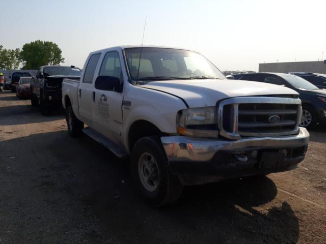 FORD F250 SUPER 2002 with VIN 1FTNW21F52EB91035 - Photo from auction