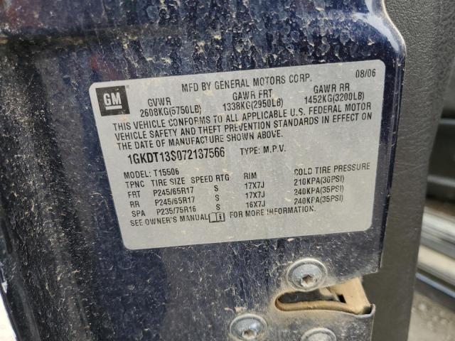 Photo 10 from auction – 2007 GMC ENVOY with VIN 1GKDT13S072137566