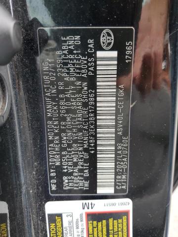 Photo 10 from auction – 2011 TOYOTA CAMRY BASE with VIN 4T4BF3EK3BR179862