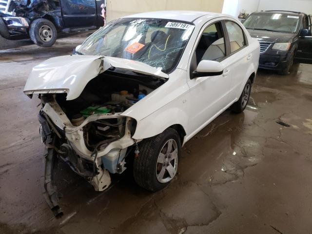 Photo 2 from auction – 2008 CHEVROLET AVEO BASE with VIN KL1TD56618B050990