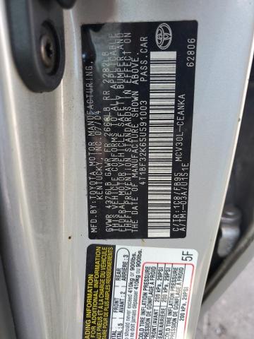 Photo 10 from auction – 2005 TOYOTA CAMRY LE with VIN 4T1BF32K65U591003