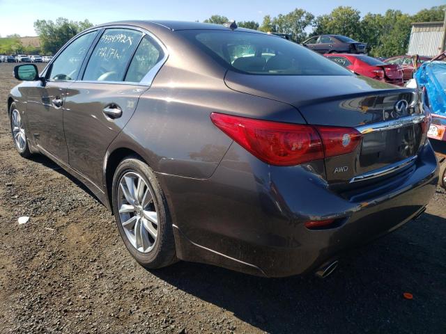 Photo 3 from auction – 2014 INFINITI Q50 BASE with VIN JN1BV7AR8EM695931