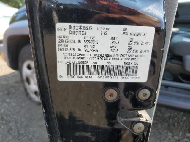 Photo 10 from auction – 2005 JEEP LIBERTY SP with VIN 1J4GL48K35W696757