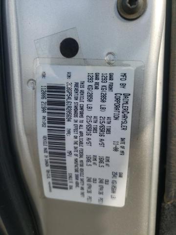 Photo 10 from auction – 2001 CHRYSLER TOWN & COU with VIN 2C8GP54L61R205694