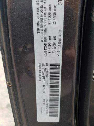 Photo 10 from auction – 2017 DODGE CHARGER SE with VIN 2C3CDXBG7HH553552
